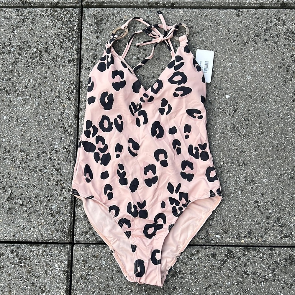 Envy Pink Leopard One Piece Swimsuit